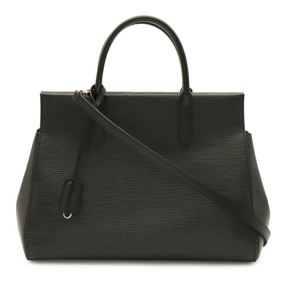 LOUIS VUITTON Louis Vuitton Epi Marly MM Handbag Shoulder Bag Noir Black M94612
